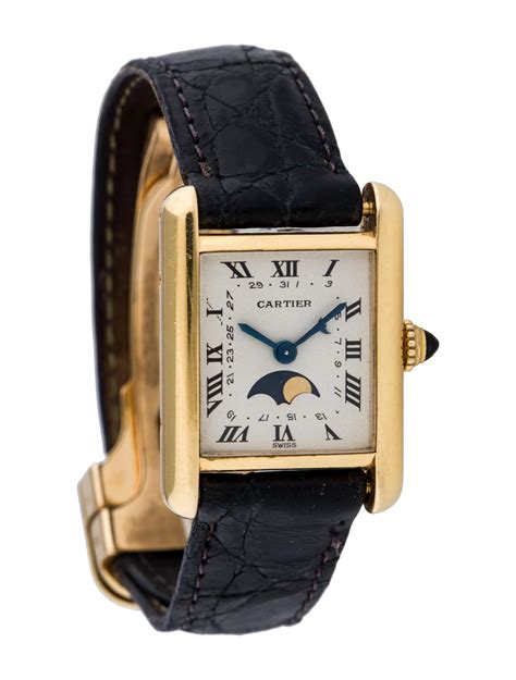 cartier tank moonphase